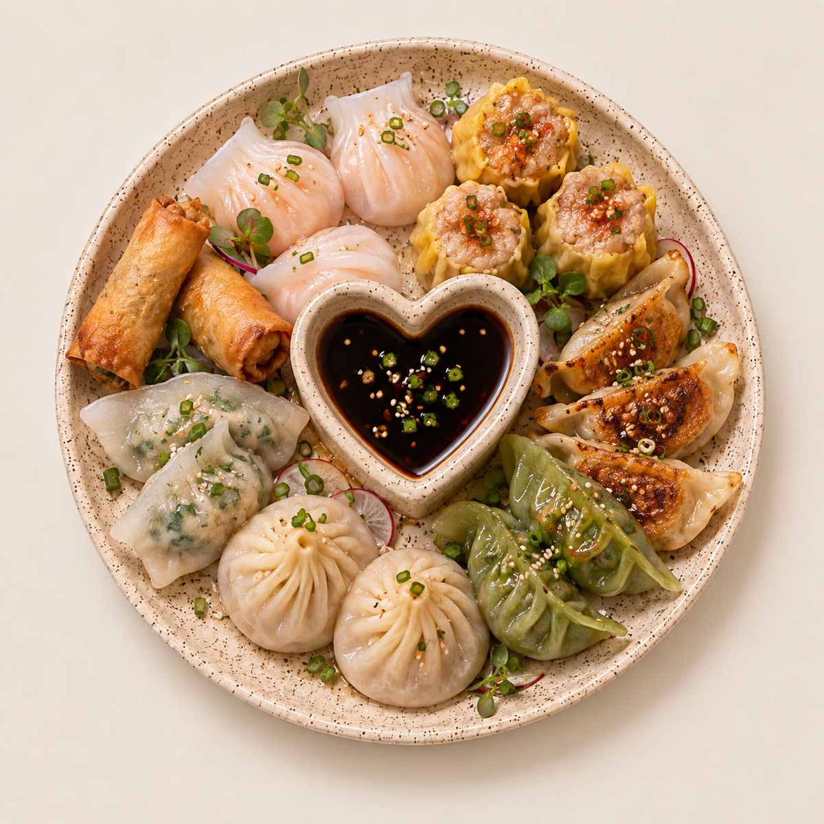 Heart-Center Dipping Plate | I Diply Love You