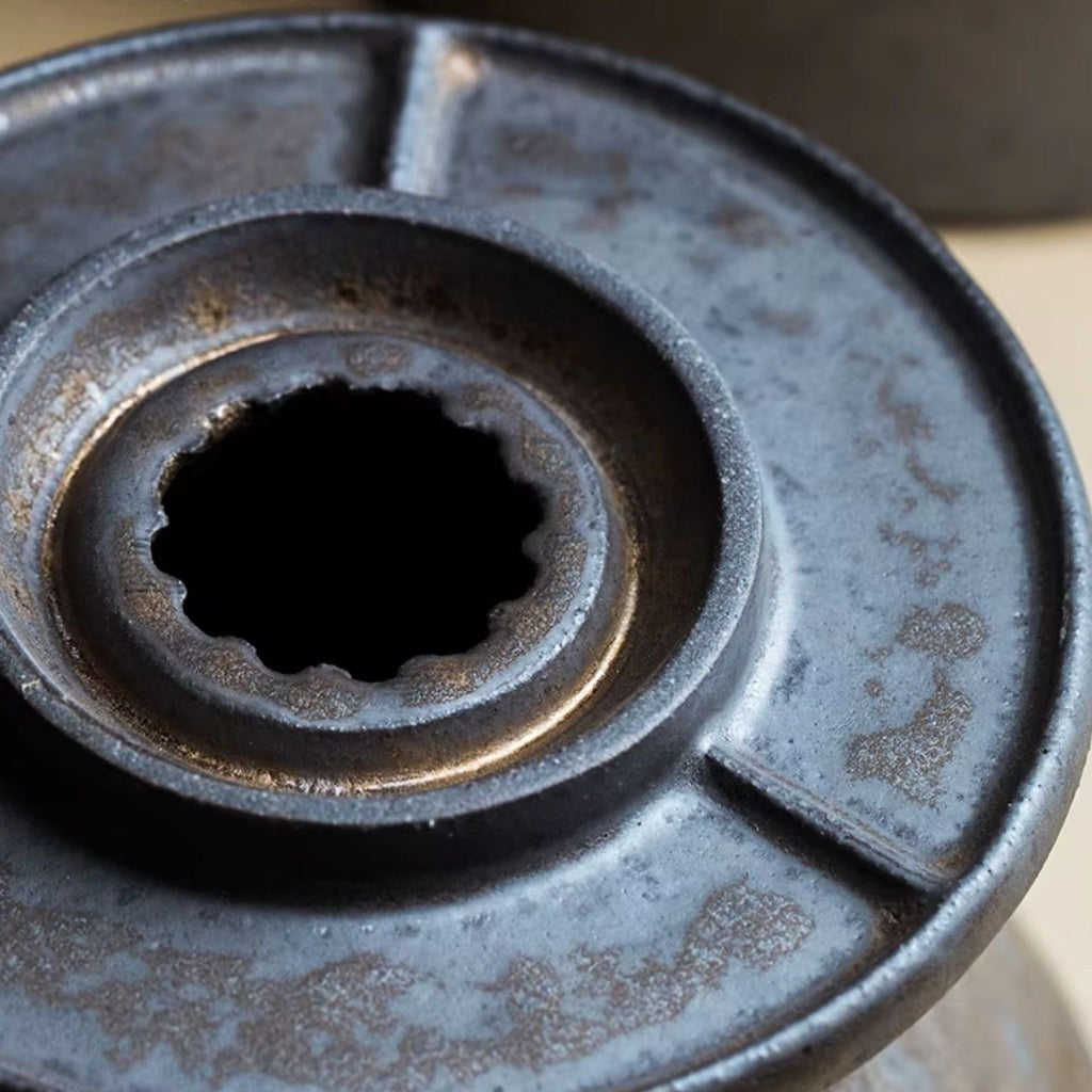 Rustic Stoneware Coffee Brewer & Carafe – Slow-Brew Morning Set