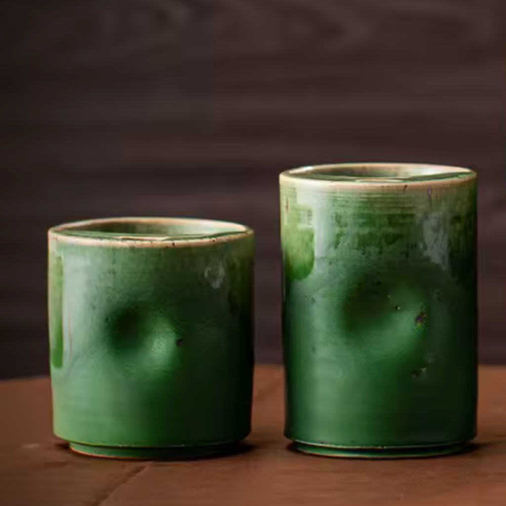 Handcrafted Ceramic Travel Mug with Sip Lid | Minimalist Pottery Tumbler | Handle-Free Artisan Cup | Gift for Coffee, Matcha & Tea Lovers