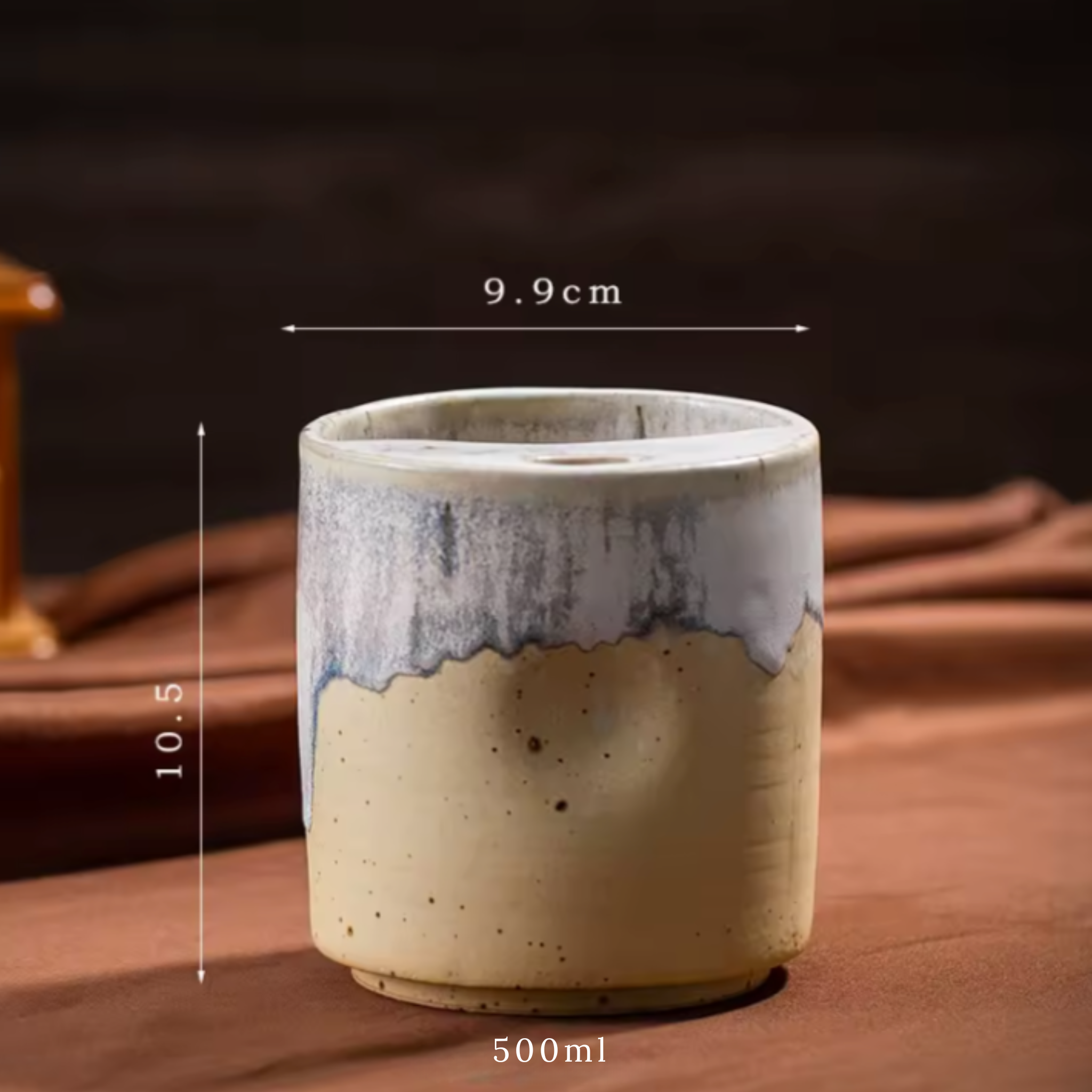 Handcrafted Ceramic Travel Mug with Sip Lid | Minimalist Pottery Tumbler | Handle-Free Artisan Cup | Gift for Coffee, Matcha & Tea Lovers