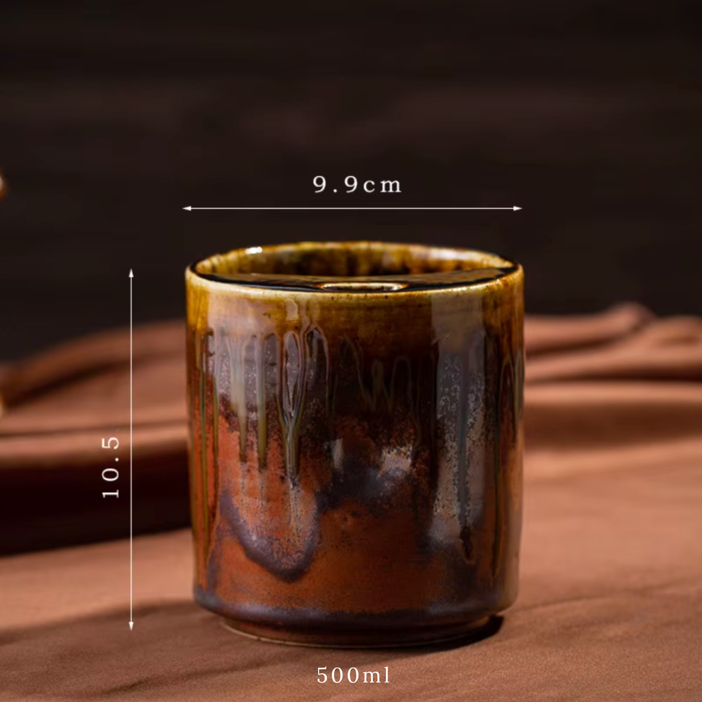 Handcrafted Ceramic Travel Mug with Sip Lid | Minimalist Pottery Tumbler | Handle-Free Artisan Cup | Gift for Coffee, Matcha & Tea Lovers