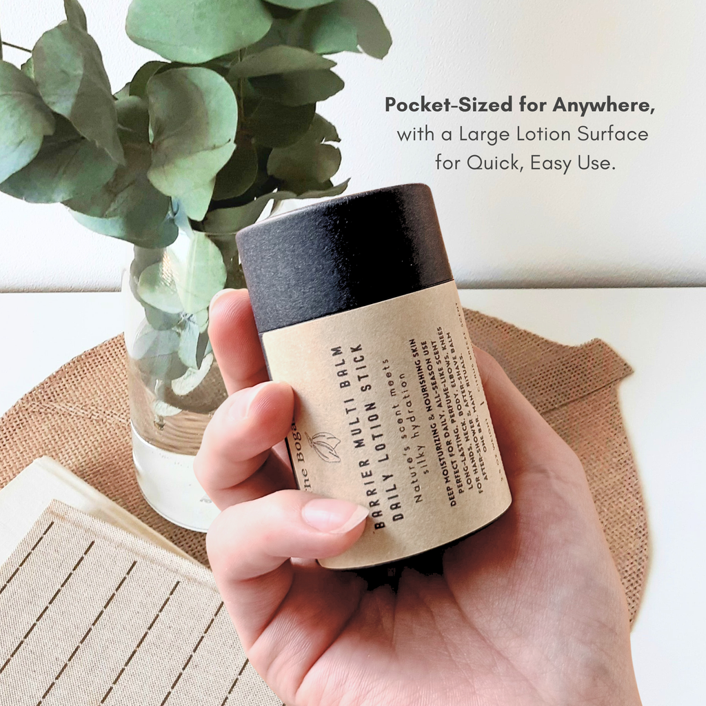 Solid Natural Moisturizer Stick | All-In-One Lotion Bar / Barrier Balm