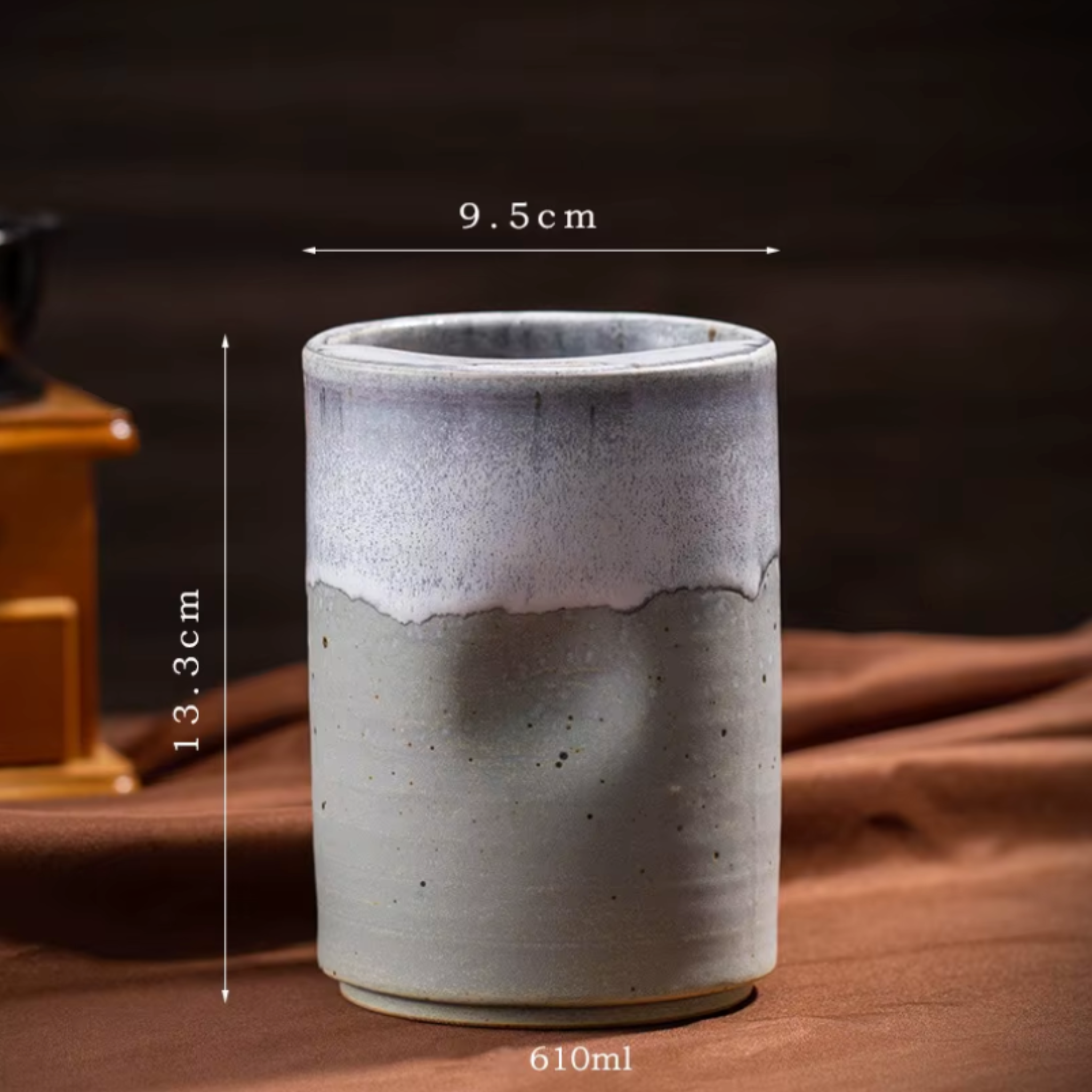 Handcrafted Ceramic Travel Mug with Sip Lid | Minimalist Pottery Tumbler | Handle-Free Artisan Cup | Gift for Coffee, Matcha & Tea Lovers