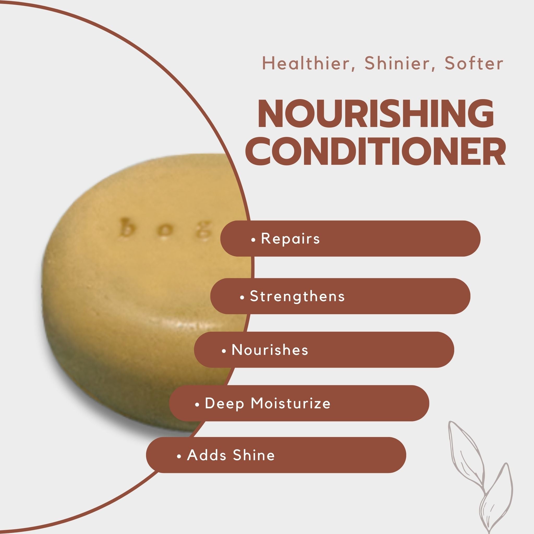 Nourishing Conditioner Bar for Dry and Damaged Hair