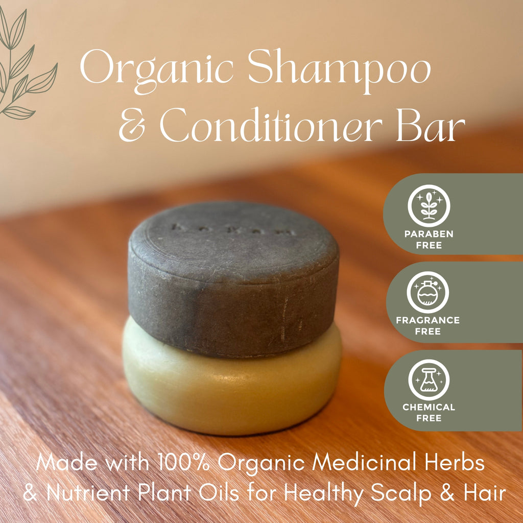 Anti-Hair Loss Shampoo / Nourishing Conditioner Bar Set || For Itch Scalp / Hair Loss | For Dry / Damaged Hair | Natural Hair Treatment Bar