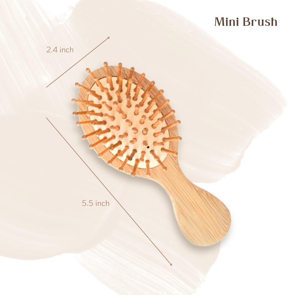 Scalp-Stimulating Organic Bamboo Hair Brush | Best for Blowdrying Paddle Brush | Sustainable & Natural Hair Care Solution