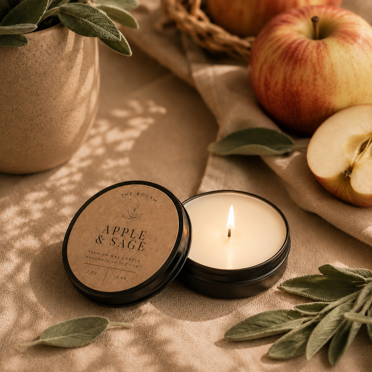 6 Signature Scents Candle Collection | Premium Soy & Beeswax Blend | Handmade 2 oz Travel Tin