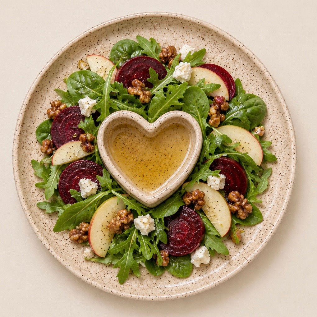 Heart-Center Dipping Plate | I Diply Love You