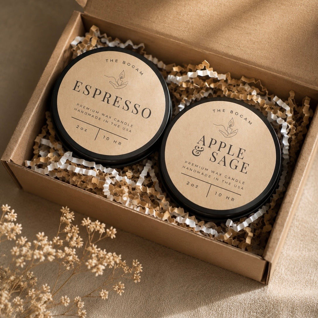 6 Signature Scents Candle Collection | Premium Soy & Beeswax Blend | Handmade 2 oz Travel Tin